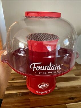 Orville Redenbacher Presto Fountain Hot Air Popper - Red